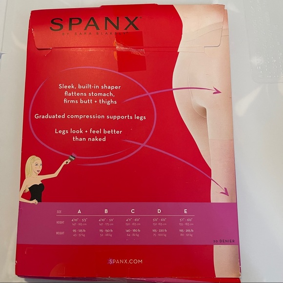 Spanx Plus Sheer Nude Size G Hosiery - Picture 2 of 3